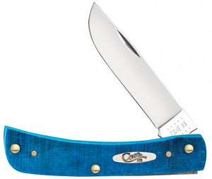 W.R. Case XX Knives Sawcut Caribbean Blue Bone Sodbuster Jr Stainless Pocket Knife 25590