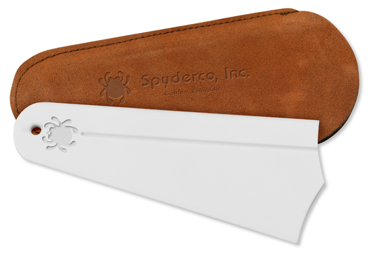 Spyderco Knives™ 308F Knife Fine Grit White Stone Knife Sharpening Stone