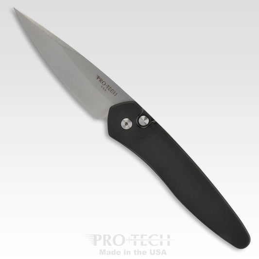 Pro-Tech Knives, LLC™ Newport Auto 3405 Black 6061-T6 Aluminum CPM S35VN Stainless Steel Pocket Knife