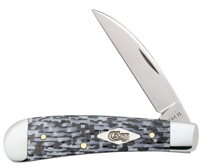 Case XX™ Knives Sway Back Gent Black White Fiber Weave Stainless 38931