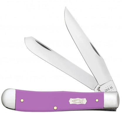 Case XX™ Knives Ichthus Trapper Smooth Lilac Synthetic Stainless 39160