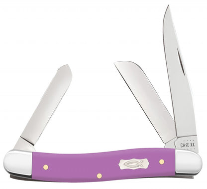 Case XX™ Knives Ichthus Medium Stockman Smooth Lilac Synthetic Stainless 39162