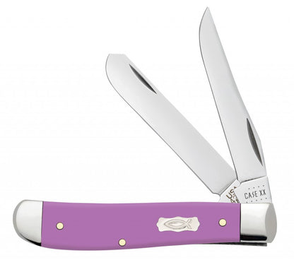 Case XX™ Knives Ichthus Mini Trapper Smooth Lilac Synthetic Stainless 39163