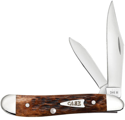 Case XX™ Knives Peachseed Jigged Brown Bone Peanut Stainless 42656 Pocket Knife