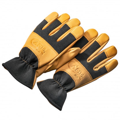 W.R. Case & Sons Cutlery Co.™ 52539 Knife Tan Goatskin Leather and Black Spandex Work Gloves