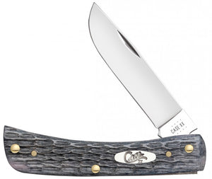 W.R. Case XX Knives Pocket Knife Worn Jigged Gray Bone Sodbuster Jr Carbon Steel Pocket Knife 58412