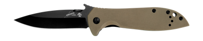 Kershaw Knives™ CQC-4K Frame Lock 6054BRNBLK Coyote Brown G-10 and Black Stainless Steel 8Cr14MoV Stainless Steel Pocket Knife