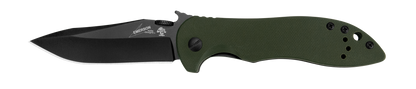 Kershaw Knives™ CQC-5K Liner Lock CQC-5K Olive Drab G-10 8Cr14MoV Stainless Steel Pocket Knife