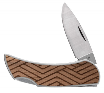 Case XX™ Knives Woodchuck Executive Lockback Natural Wood Line Artwork 64322