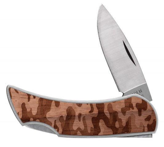 Case XX™ Knives Woodchuck Executive Lockback Natural Wood Camo Stainless 64323