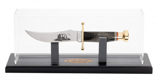 W.R. Case & Sons Cutlery Co.™ 70633 Knife Stained White Walnut Wood and Clear Acrylic Knife Display Stand