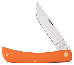W.R. Case XX Knives Smooth Orange Delrin Sodbuster Stainless Pocket Knife 80512