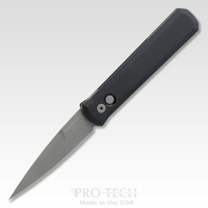 Pro-Tech Knives, LLC™ Godfather Auto 920 Black 6061-T6 Aluminum 154CM Stainless Steel Pocket Knife