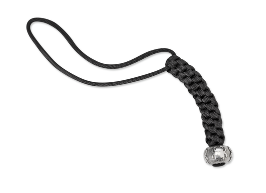 Spyderco Knives™ BEAD2LY Knife Black Nylon Parachute Cord Lanyard