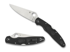 Spyderco Knives™ Police 4 Lockback C07PBK4 Black Fiberglass Reinforced Nylon VG-10 Stainless Steel Pocket Knife