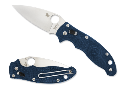Spyderco Knives™ Manix 2 Lever Lock C101PDBL2 Dark Blue Fiberglass-Reinforced Nylon Crucible CPM S110V Stainless Steel Pocket Knife