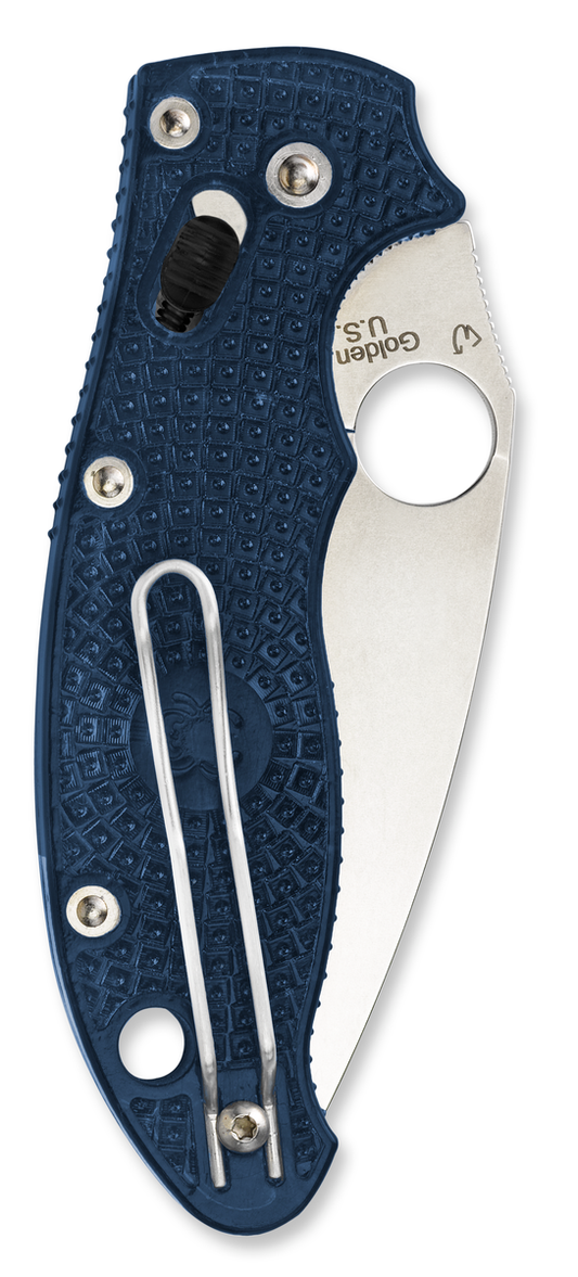Spyderco Knives™ Manix 2 Lever Lock C101PDBL2 Dark Blue Fiberglass-Reinforced Nylon Crucible CPM S110V Stainless Steel Pocket Knife