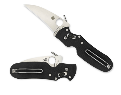 Spyderco Knives™ P'Kal Lever Lock C103GP Black G-10 Laminate CPM S30V Stainless Steel Pocket Knife