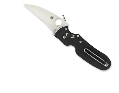 Spyderco Knives™ P'Kal Lever Lock C103GP Black G-10 Laminate CPM S30V Stainless Steel Pocket Knife