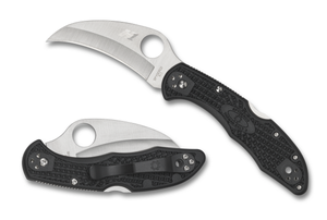 Spyderco Knives™ Tasman 2 Lockback C106PBK2 Black Fiberglass Reinforced Nylon H2 Stainless Steel Pocket Knife