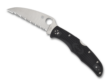 Spyderco Knives™ Endura 4 Lockback C10FSWCBK Black Fiberglass Reinforced Nylon VG-10 Stainless Steel Pocket Knife