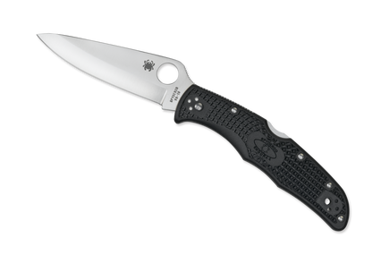 Spyderco Knives™ Endura 4 Lockback C10PBK Black Fiberglass Reinforced Nylon VG-10 Stainless Steel Pocket Knife