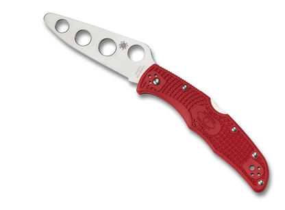 Spyderco Knives™ Endura 4 Lockback C10TR Red Fiberglass Reinforced Nylon AUS-6 Stainless Steel Pocket Knife