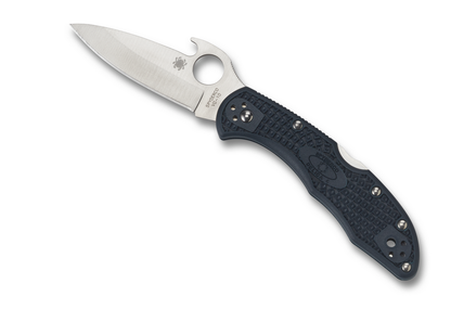 Spyderco Knives™ Delica 4 Lockback C11PGYW Gray Fiberglass Reinforced Nylon VG-10 Stainless Steel Pocket Knife
