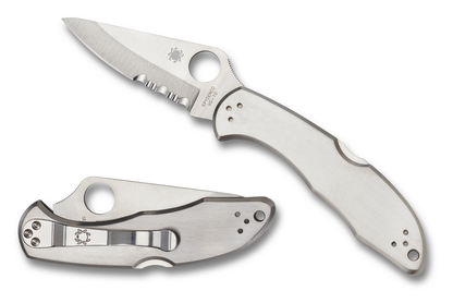 Spyderco Knives™ Delica 4 Lockback C11PS Stainless Steel VG-10 Stainless Steel Pocket Knife