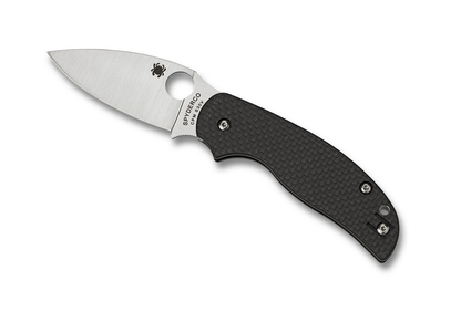Spyderco Knives™ Sage 5 Liner Lock C123CFPCL Carbon Fiber and Black G-10 CPM S30V Stainless Steel Pocket Knife