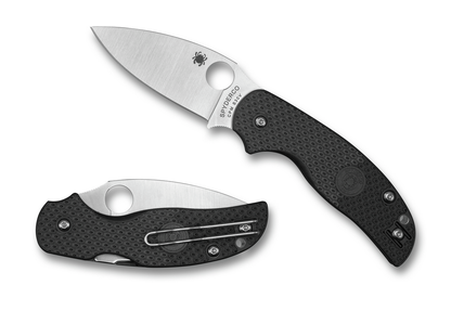 Spyderco Knives™ Sage 5 Lockback C123PBK Black Fiberglass Reinforced Nylon CPM S30V Stainless Steel Pocket Knife