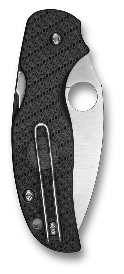 Spyderco Knives™ Sage 5 Lockback C123PBK Black Fiberglass Reinforced Nylon CPM S30V Stainless Steel Pocket Knife