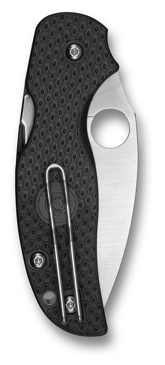 Spyderco Knives™ Sage 5 Lockback C123PBK Black Fiberglass Reinforced Nylon CPM S30V Stainless Steel Pocket Knife