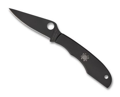 Spyderco Knives™ Grasshopper Slipjoint C138BKP Blackened Stainless Steel Sandvik 12C27 Stainless Steel Pocket Knife