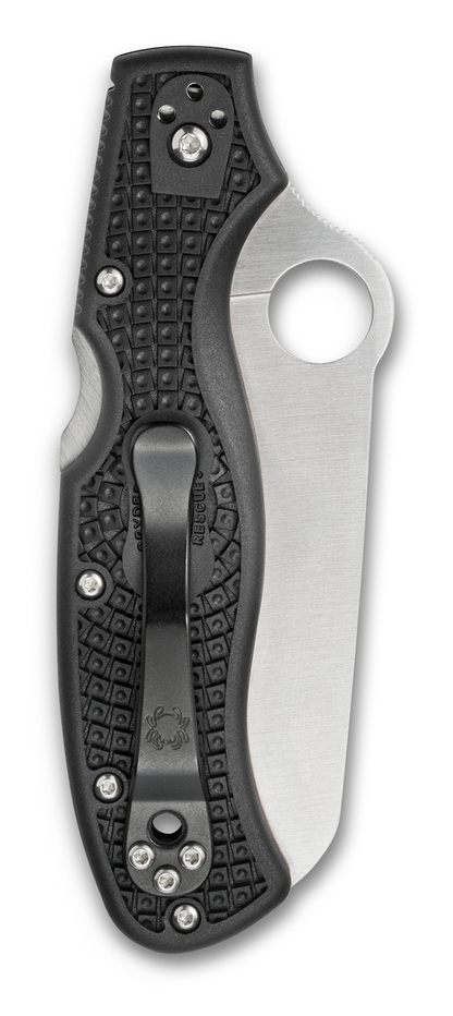 Spyderco Knives™ Rescue 3 Lockback C14SBK3 Black Fiberglass Reinforced Nylon VG-10 Stainless Steel Pocket Knife