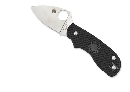 Spyderco Knives™ Squeak SlipIt C154PBK Black Fiberglass Reinforced Nylon N690Co Stainless Steel Pocket Knife