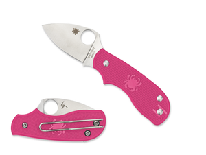 Spyderco Knives™ Squeak SlipIt C154PPN Pink Fiberglass Reinforced Nylon N690Co Stainless Steel Pocket Knife