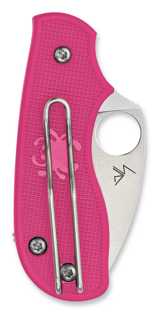 Spyderco Knives™ Squeak SlipIt C154PPN Pink Fiberglass Reinforced Nylon N690Co Stainless Steel Pocket Knife
