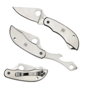 Spyderco Knives™ Clipitool C175P Stainless Steel 8Cr13MoV Stainless Steel Pocket Knife