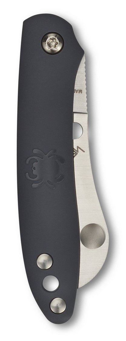 Spyderco Knives™ Roadie Slipjoint C189PGY Grey Fiberglass Reinforced Nylon N690Co Stainless Steel Pocket Knife