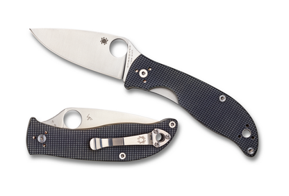 Spyderco Knives™ Polestar Liner Lock C220GPGY Grey G-10 CTS BD1 Stainless Steel Pocket Knife