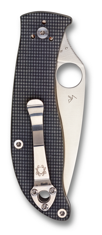 Spyderco Knives™ Polestar Liner Lock C220GPGY Grey G-10 CTS BD1 Stainless Steel Pocket Knife