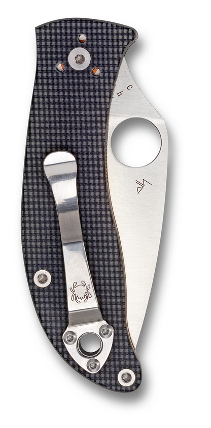 Spyderco Knives™ Alcyone Liner Lock C222GPGY Grey G-10 CTS BD1 Stainless Steel Pocket Knife