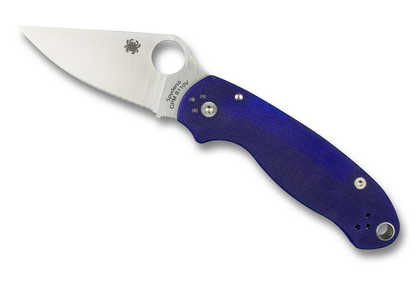 Spyderco Knives™ Para 3 Liner Lock C223GPDBL Dark Blue G-10 CPM S110V Stainless Steel Pocket Knife