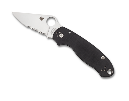 Spyderco Knives™ Para 3 Compression Liner Lock C223GPS Black G-10 CPM S30V Stainless Steel Pocket Knife