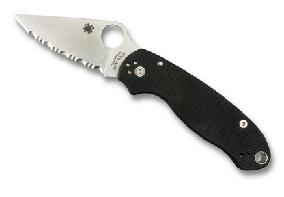 Spyderco Knives™ Para 3 Compression Liner Lock C223GS Black G-10 CPM S30V Stainless Steel Pocket Knife