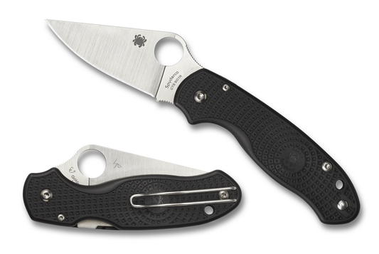 Spyderco Knives™ Para 3 Lightweight Liner Lock C223PBK Black Fiberglass Reinforced Nylon CTS BD1N Carbon Steel Pocket Knife