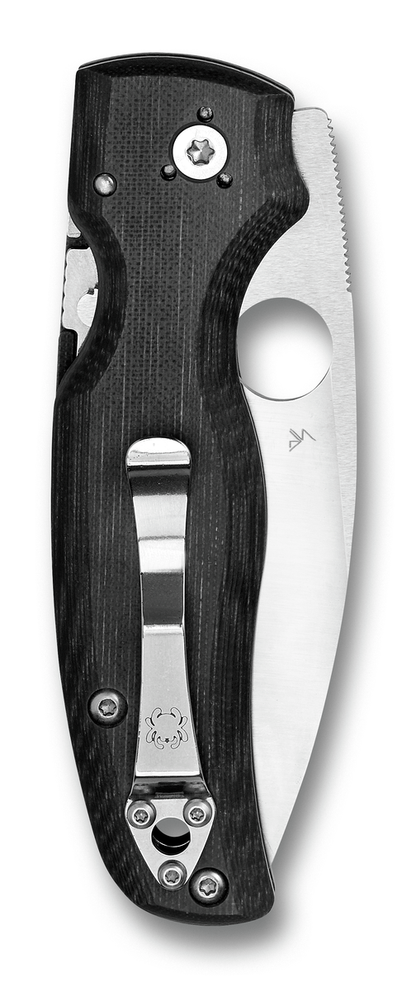 Spyderco Knives™ Shaman Lockback C229GP Black G-10 CPM S30V Stainless Steel Pocket Knife