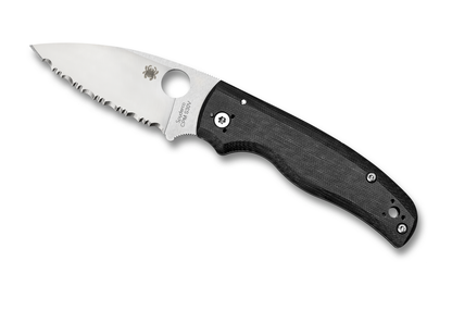 Spyderco Knives™ Shaman Lock Back C229GS Black G-10 CPM S30V Stainless Steel Pocket Knife