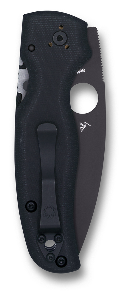 Spyderco Knives™ Shaman Compression Liner Lock C229GSBK Black G-10 CPM S30V Stainless Steel Pocket Knife